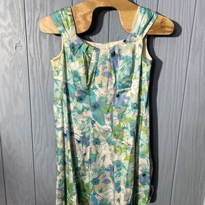 Dress Barn Fit & Flare Floral Dress Size 16 Pastel Colors Sleeveless‎